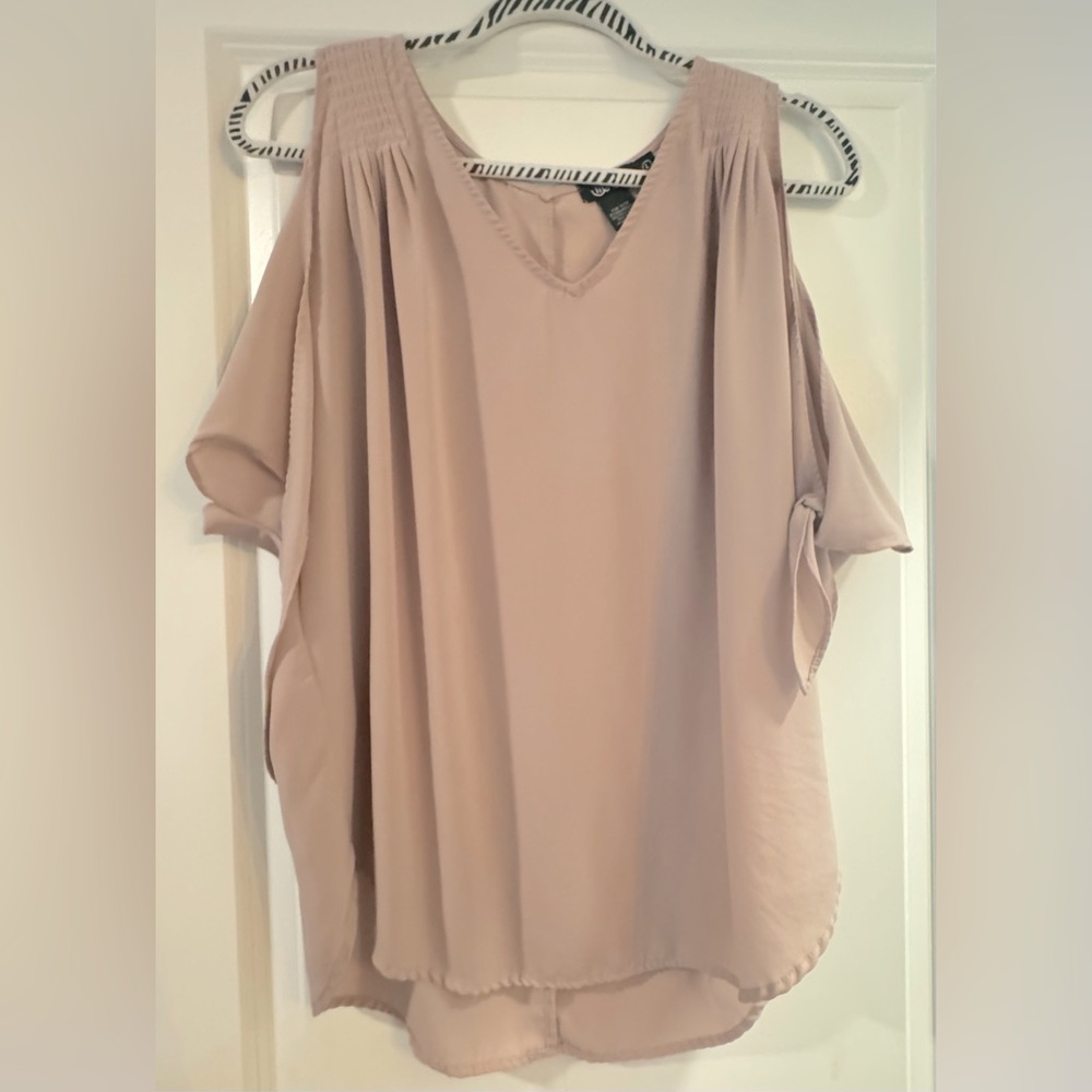 W’s Miss Chevous Blouse|Light Pink|Size L|EUC